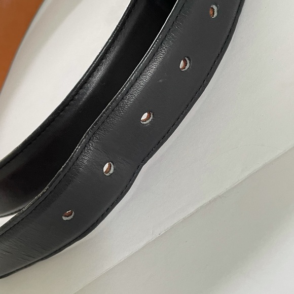 COACH glove leather belt with brass buckle - Picture 4 of 7